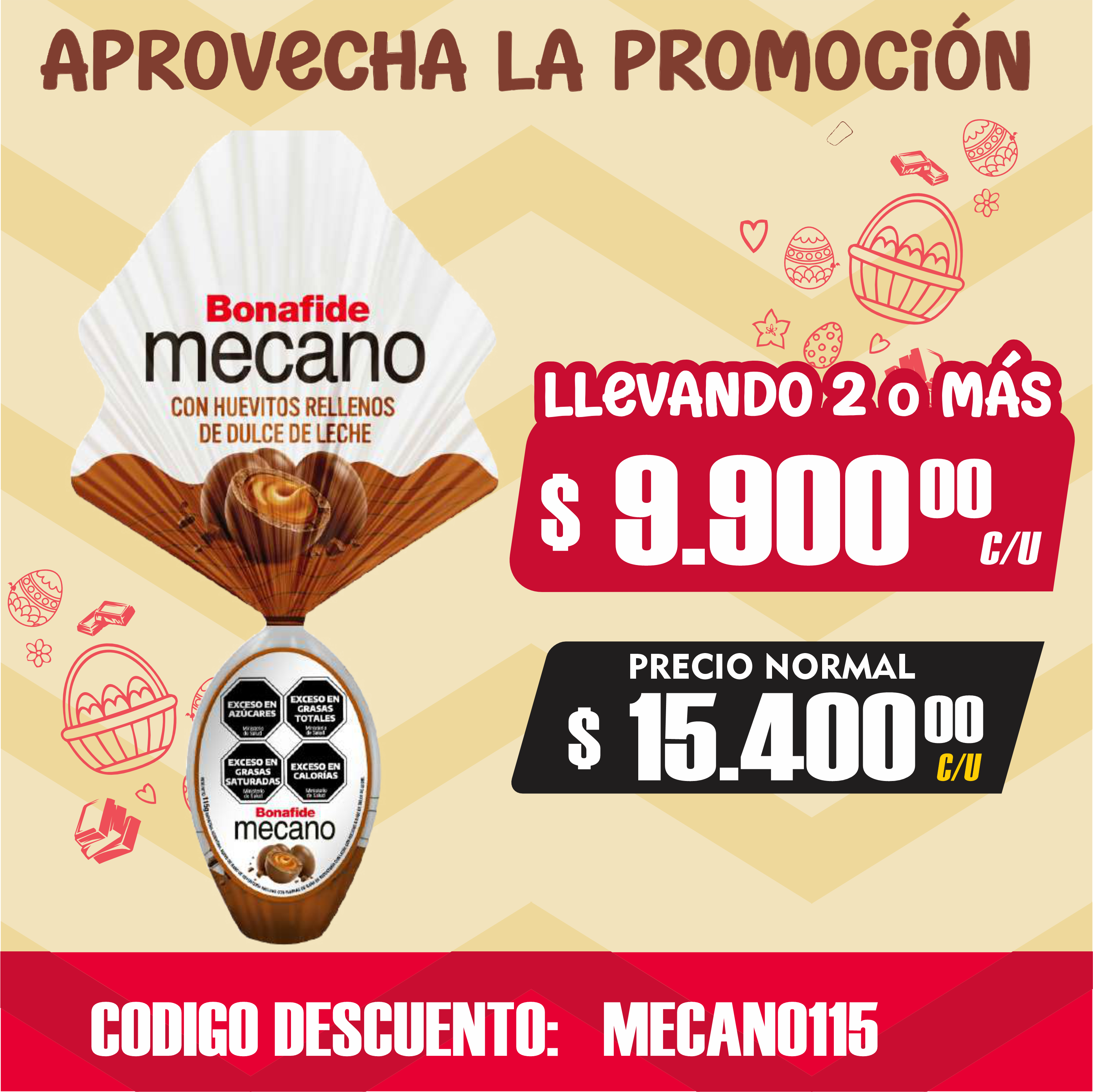 HUEVO MECANO x 115GR