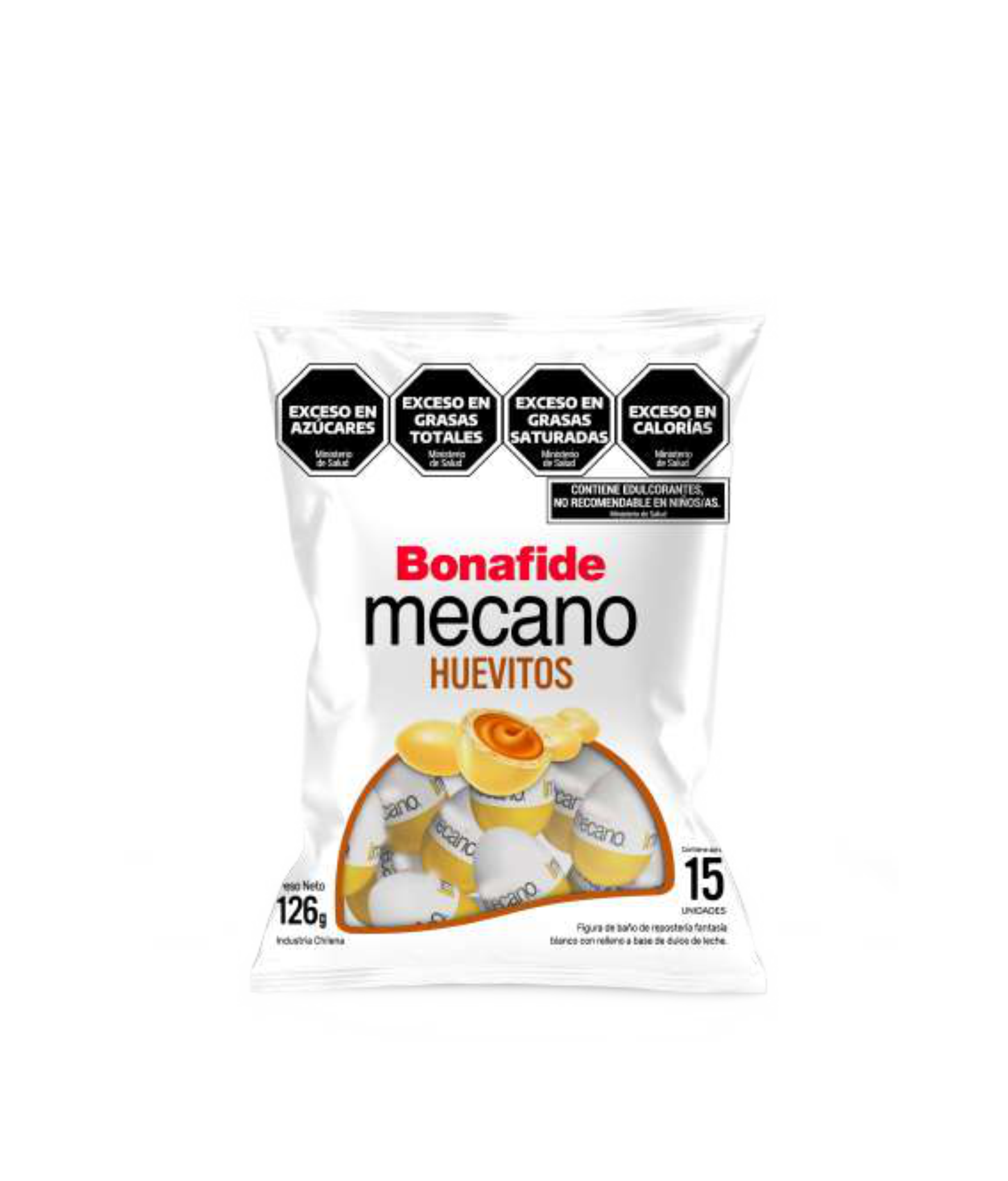 BONAFIDE BOLSA HUEVO MECANO BLANCO x 126 GR