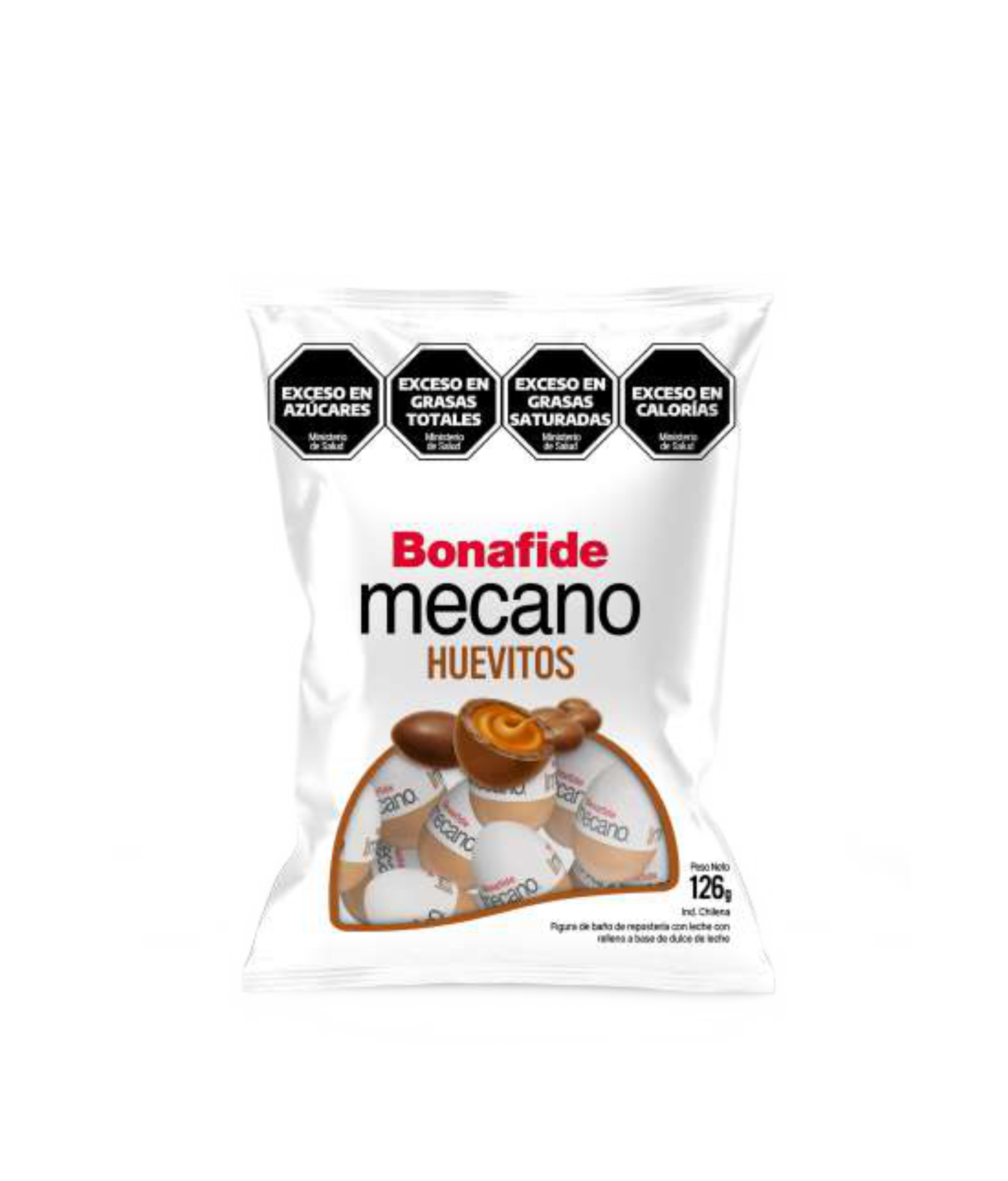 BONAFIDE BOLSA HUEVO MECANO LECHE x 126 GR