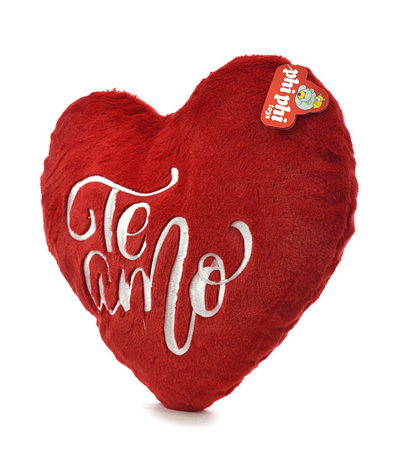 ALMOHADON CORAZON TE AMO 45CM