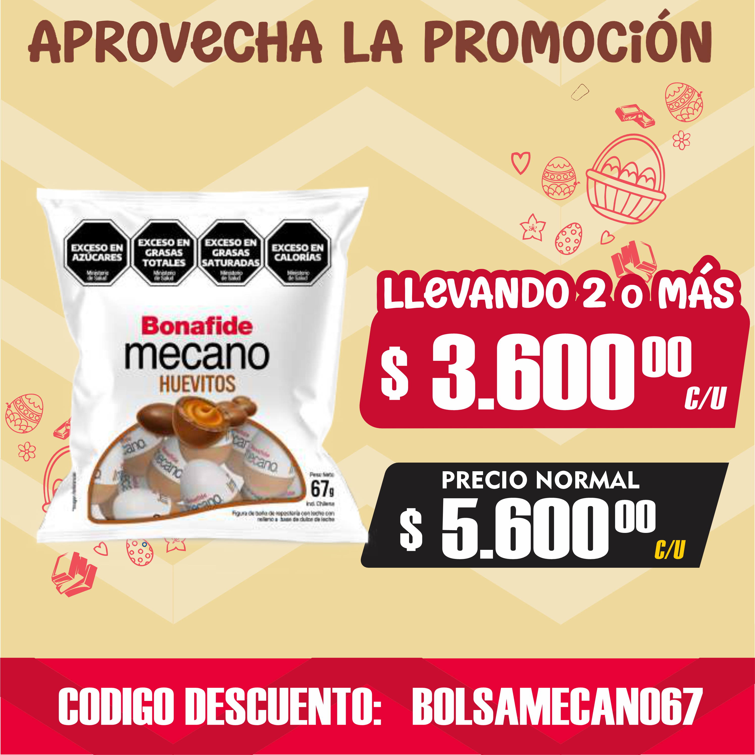 BONAIFDE HUEVO MECANO x 67GR