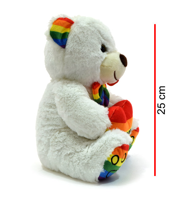 OSO ORGULLO PRIDE CON SONIDO 25CM