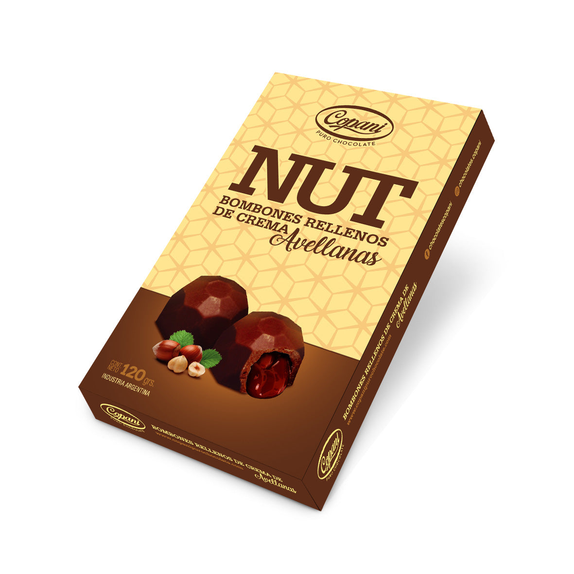 Bombones Rellenos de Crema de Avellanas 120 g