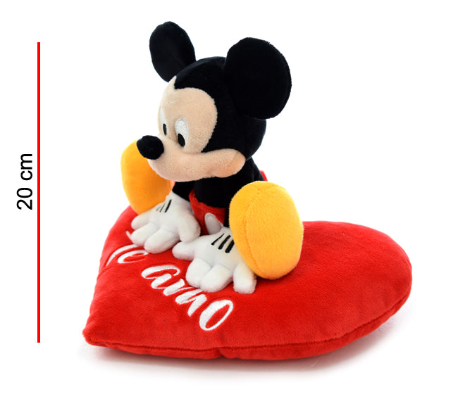 MICKEY 20 CM SOBRE CORAZON